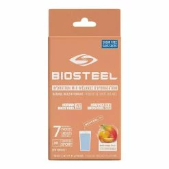 BIOSTEEL HYDRATION SPORTS DRINK MIX 7 COUNT BOX - PEACH MANGO