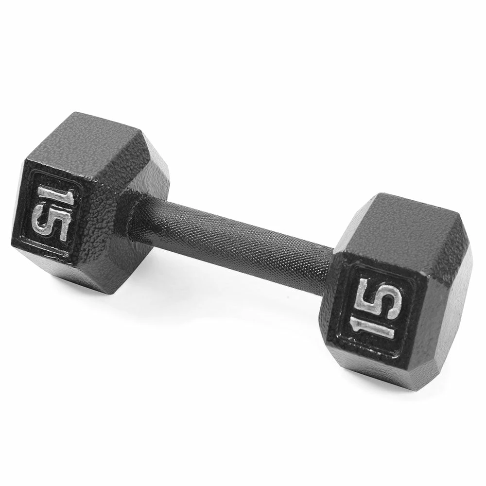 CAP BARBELL 15 LB HEX DUMBBELL 3 CAP BARBELL 15 LB HEX DUMBBELL