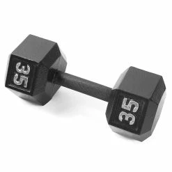 CAP BARBELL 35 LB HEX DUMBBELL