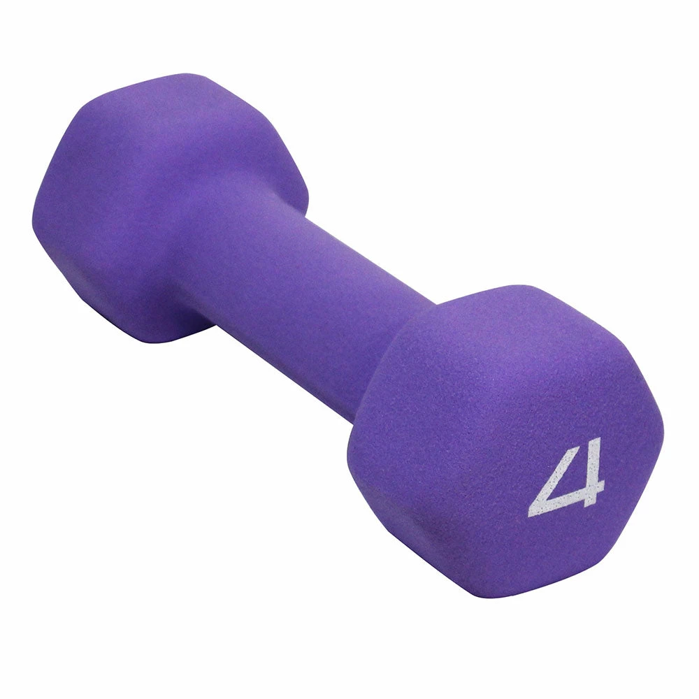 CAP BARBELL 4 LB NEOPRENE DUMBBELL 3 CAP BARBELL 4 LB NEOPRENE DUMBBELL